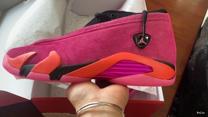 Bmlin DH4121-600 Jordan 14 Pink (W) Low Shocking Retro 0812
